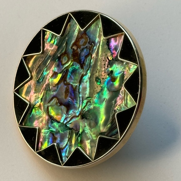 House of Harlow 1960 Boho Starburst Abalone Ring - Picture 9 of 12